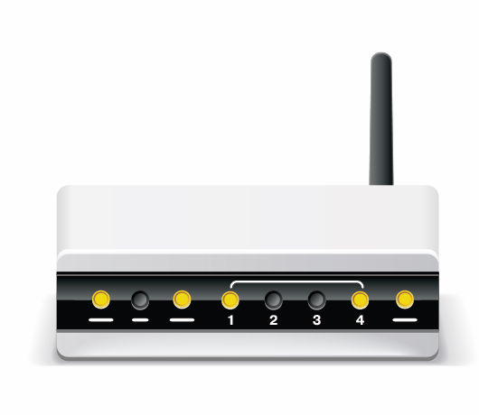 free vector Wireless ADSL Modem Router Vector